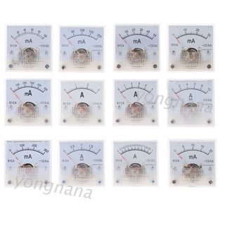 ★TOOL♣  91C4 Ammeter DC Analog Current Meter Panel Mechanical Pointer Type