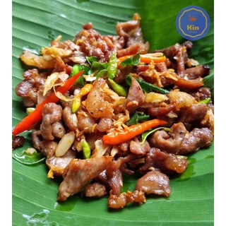 หมูทอดกระเทียมพริกสด ฟรีน้ำจิ้มรสเด็ด พร้อมทาน