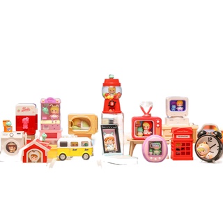 USER X pop mart sweet bean I am Here Series กล่องตาบอดของเล่น Guess Bag popmart Anime Figures ตุ๊กตาสาวน่ารักวันเกิดของข