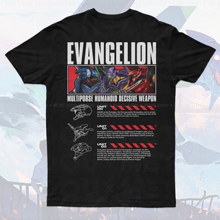 เสื้อยืด ลายการ์ตูนอนิเมะ Neon Genesis Evangelion Nerv