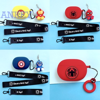 for Beats Studio Buds+ Case Cute Buds + Super Hero Silicon Cover TWS Bluetooth Earphone Wireless