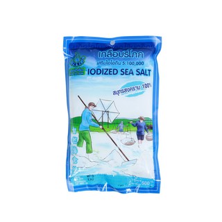 เกลือทะเลป่นเสริมไอโอดีน IODIZED SEA SALT 500g