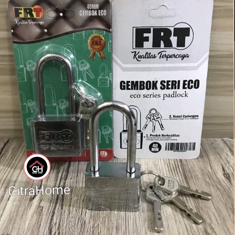 กุญแจคอยาว FRT ECO Series ขนาด 40 มม.