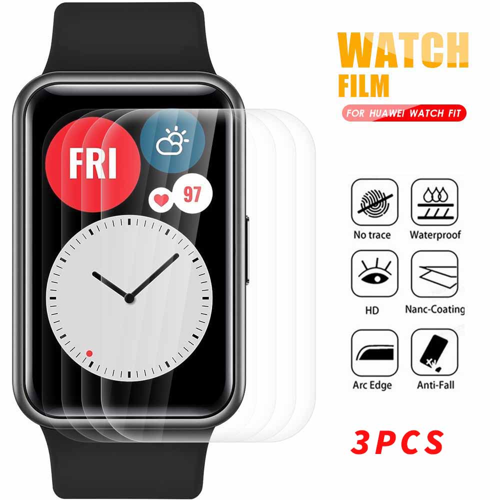 สําหรับ Honor Watch ES ตัวป้องกันหน้าจอ แบบเต็ม / ฟิล์มกาวเต็ม สําหรับ Huawei Watch Fit 2020 / Smart WatchBand อุปกรณ์เสริม