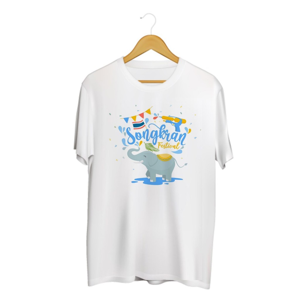 SINGHA T-Shirt สงกรานต์💧 เสื้อยืดสกรีนลาย Songkran Festival3