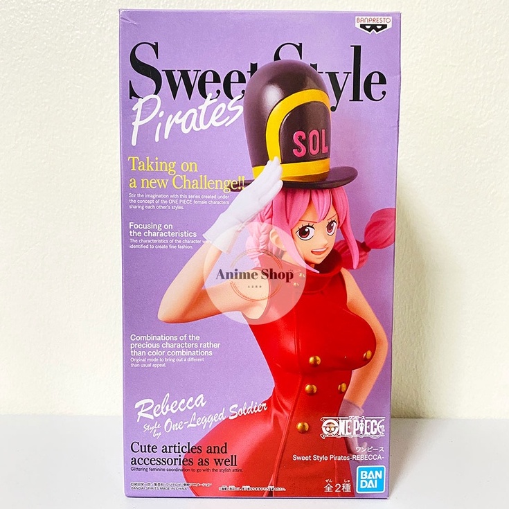 รีเบ็คก้า ฟิกเกอร์ One Piece Sweet Style Pirates - Rebecca Figure มือ1 แมวทอง ล็อตJP ของแท้ วันพีช