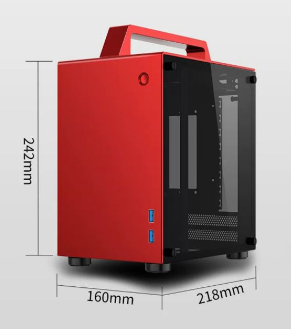 พร Jonsbo T8 Handle Mini Itx Pc Case เคสคอมพ วเตอร ขนาดเล กม ห จ บถอดได ม หลายส ให เล อก Shopee Thailand