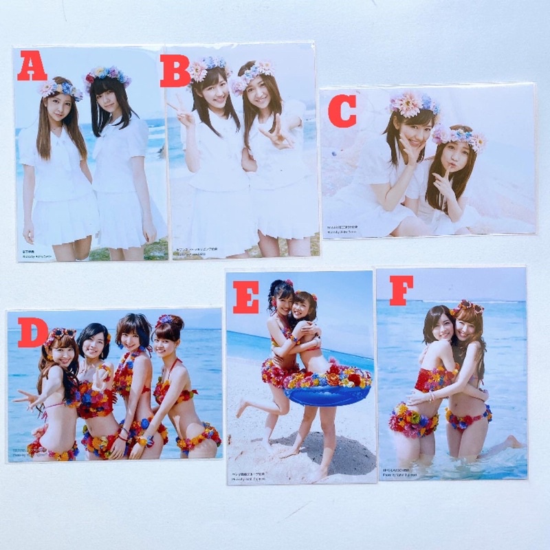 AKB48 รูปแถมร้าน Store Benefit photo single Sayonara Crawl Mayuyu Paruru Nyan