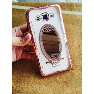 เคส J2 TPU Princess(มีกระจก)