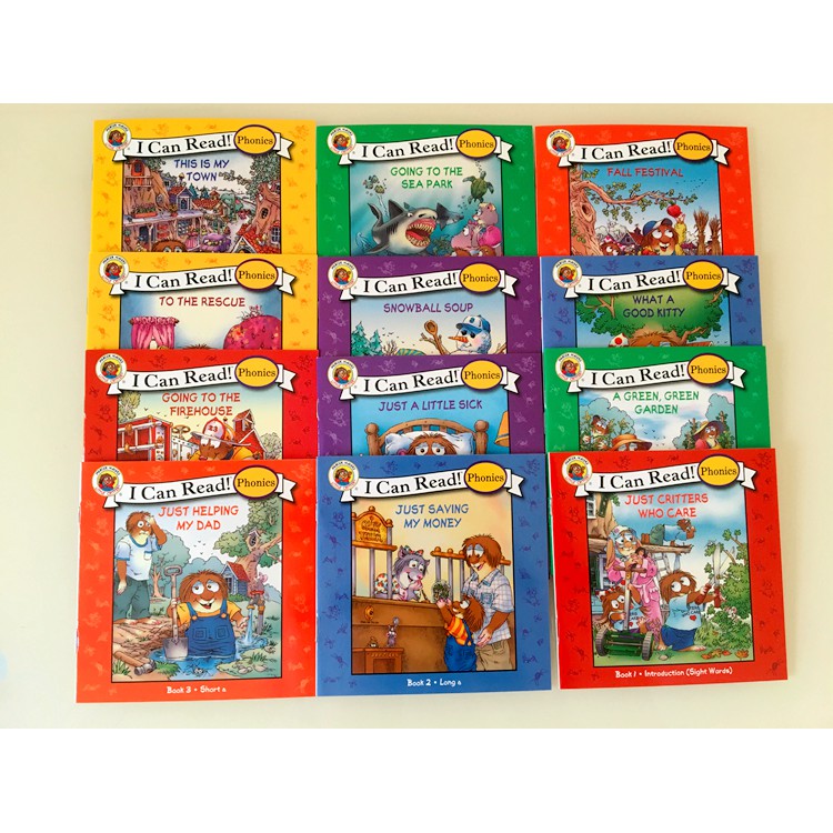 *มีเก็บเงินปลายทาง* พร้อมส่ง I Can Read Phonics : Critter 12 เล่มเล็ก หนังสือภาษาอังกฤษหัดอ่าน