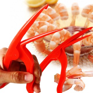 MOMMA แพคคู่ รุ่นใหม่ เครื่อง กรรไกร ปอก แกะ เปลือก กุ้ง (2 Packs Fabulous Prawn Peeler)