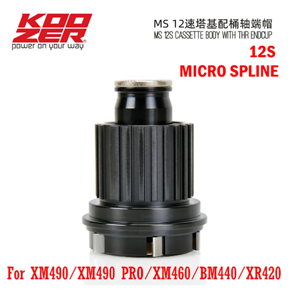 Koozer Micro Spline 12s Ruota Libera Xm 490 Bm 440 Pro Mtb Della Bicicletta Mozzi อุปกรณ์เสริมรถจักรยานเสือภูเขา