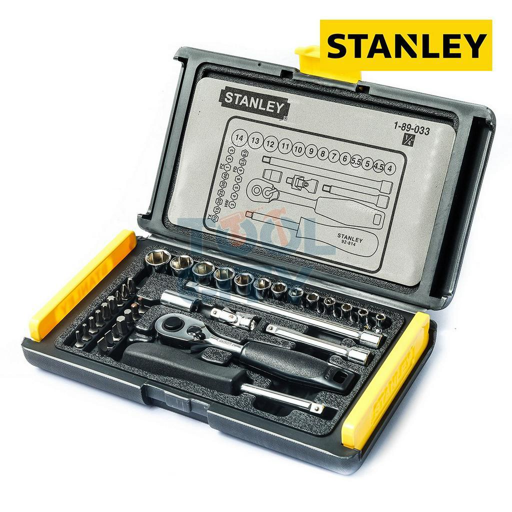 STANLEY 89-033 บ็อกชุด 1/4" 35 ชิ้น