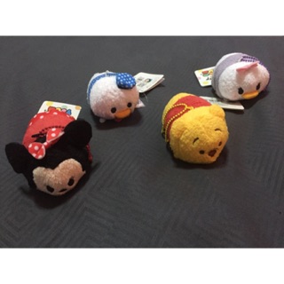 ตุ๊กตา Disney tsum ชุด4ตัว ห้อยกระเป๋า