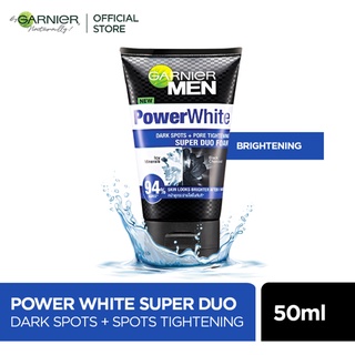 [พร้อมส่ง] Garnier PowerWhite Super DUO Foam 50 ml