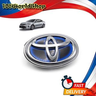 โลโก้ ตราโตโยต้า หน้ากระจัง ของแท้ โตโยต้า แคมรี่ สี ชุป+ฟ้า+ดำ Camry Toyota 4 ประตู ปี2012-2016