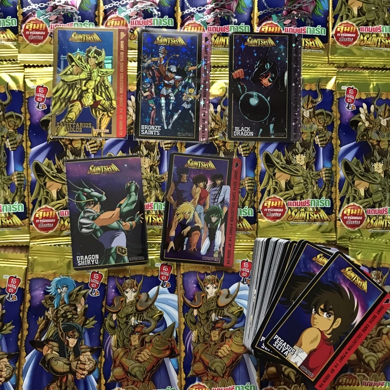 การ์ดโอเดนย่า เซนต์เซย่า พาร์ท 1  ODEN-YA card 35th anniversary Saint Seiya Part 1 ระดับ TR,RR,R,N