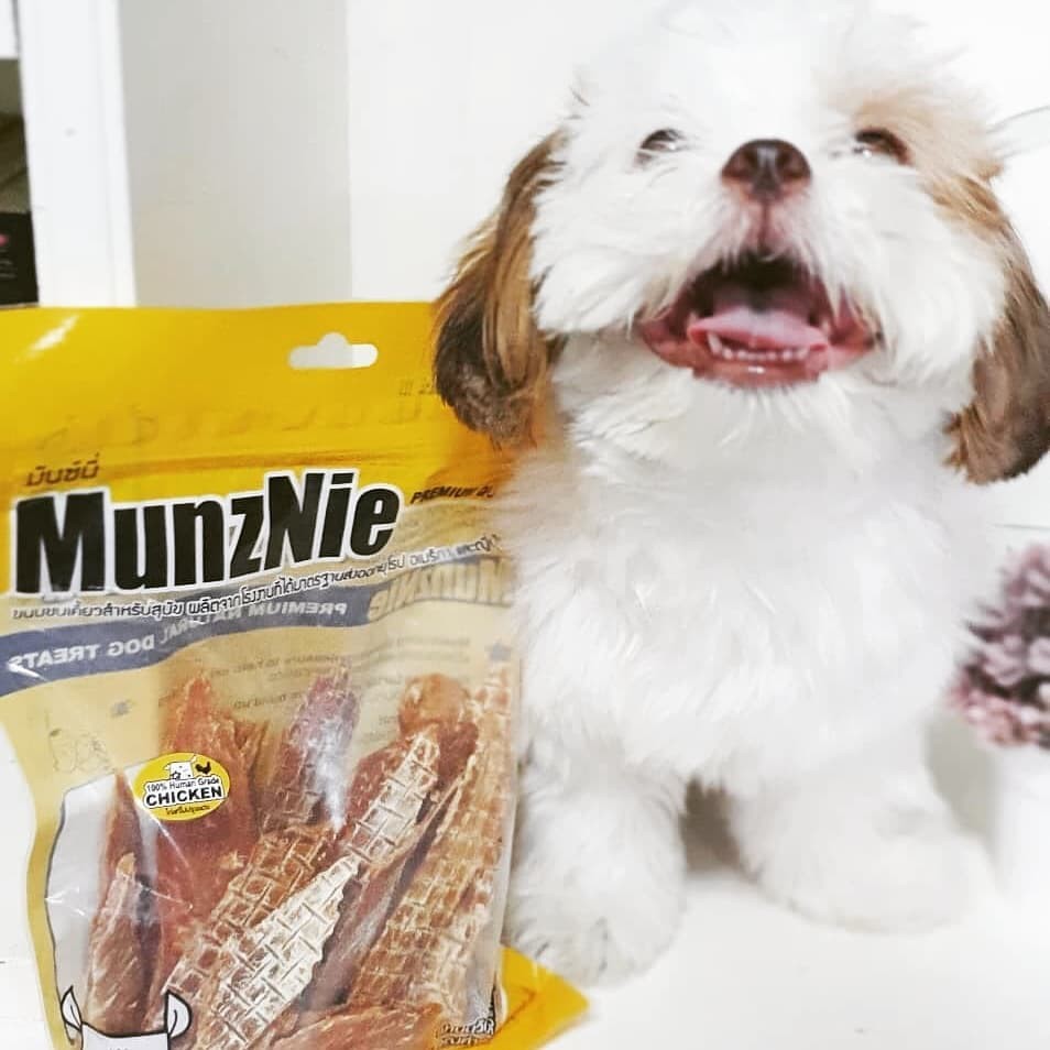 MUNZNIE ขนมสุนัข สันในไก่ มันซ์นี่ สันในไก่แท้อบแห้ง 100g||CK001 ราคา ถูกที่สุด ดีลบีเคเค แกลเลอรีภาพที่ 5