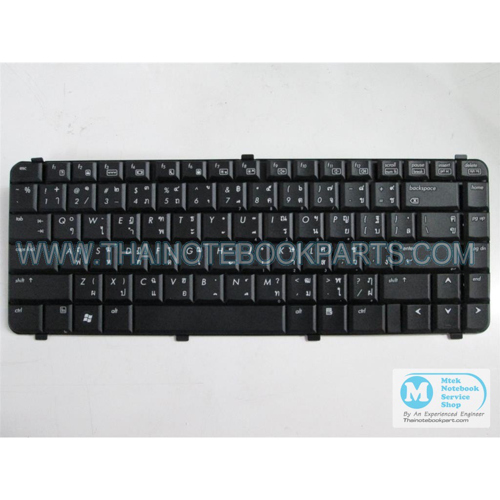 คีย์บอร์ดโน๊ตบุ๊ค HP 515, 510, 610, 615, Compaq 510, 610 - 9J.N2G82.M03 Notebook Keyboard สีดำ สินค้าใหม่ TH-ENG