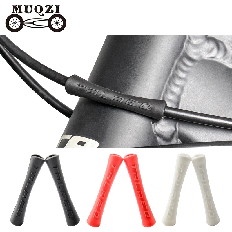 Muqzi ปลอกหุ้มสายเบรกรถจักรยาน 4 8 ชิ้น
