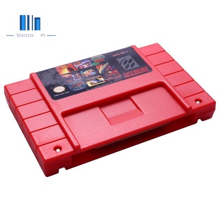 การ์ดเกม Sfc/Snes 100 In One สีแดงสําหรับ Sfc/Snes