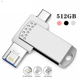 Usb I - แฟลช Hd สำหรับ Iphone / Ipad / Pc / Mac Type - C แบบ 3 In 1