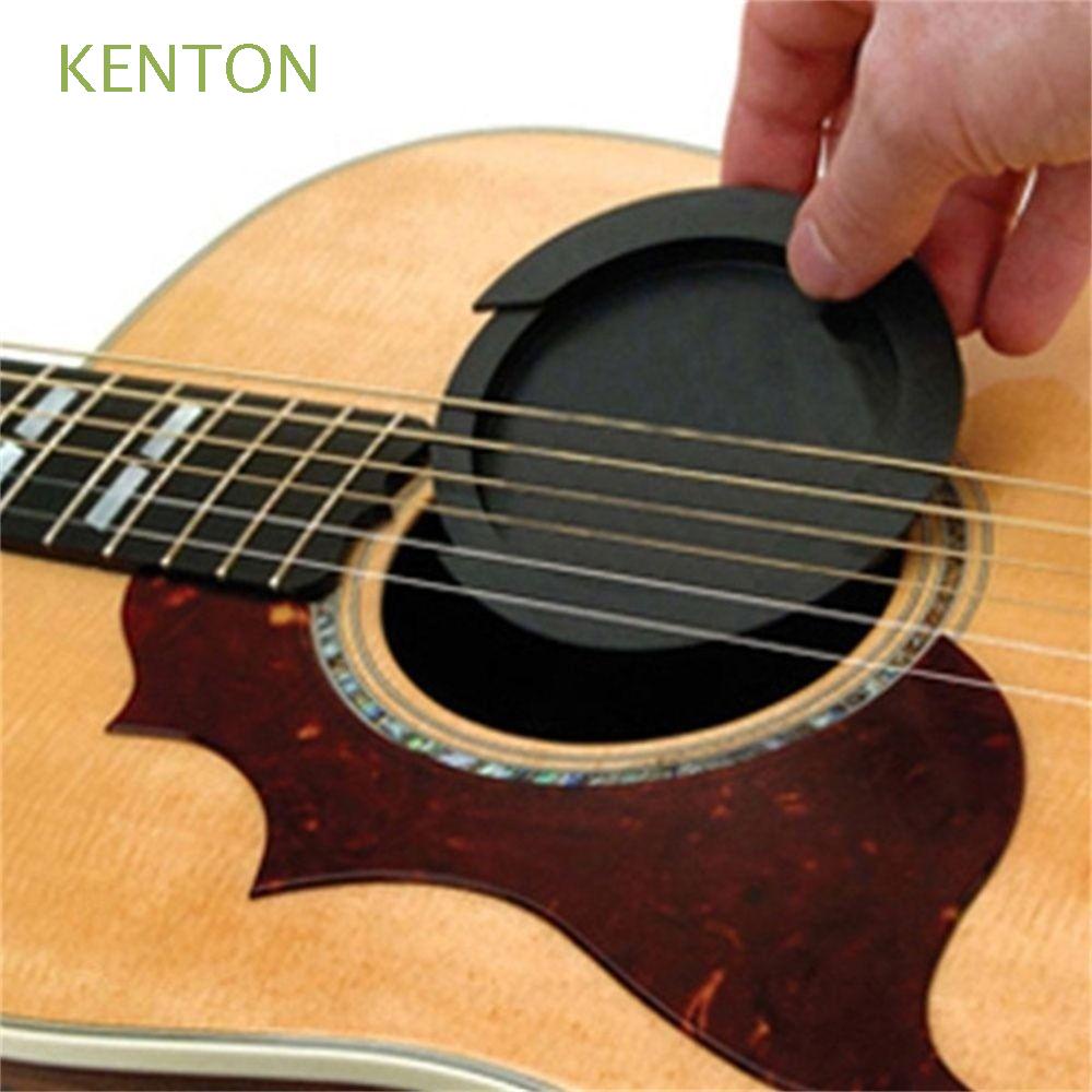 Protecteur De Rosace Guitare Acoustique En Silicone - Anti-Poussière Et Réduction De Résonance - 96mm Noir - 9
