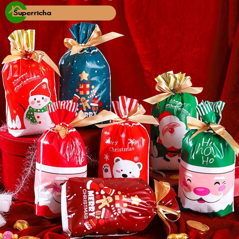 [Christmas Products] 10 Pcs Pack Christmas Candy Packaging bags