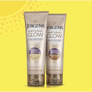 Jergens Natural Glow 3 Days to Glow Moisturizer 4 oz, 118 ml