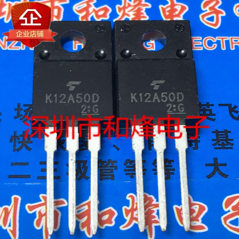 5 ชิ้น TK12A50D K12A50D TO-220F 12A 500V MOSFET ใหม่เดิมลดราคา