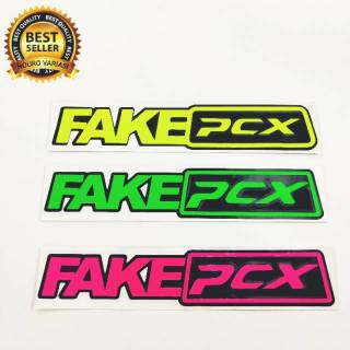 สติกเกอร์ตัด FAKE PCX FAKE PCX คุณภาพดี