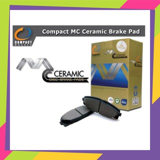 ผ้าเบรก ดิกส์หน้า Toyota Vios ปี08-12 รุ่นS , Yaris 1.5 ปี06-12 รุ่นS MC-682F ผ้าเบรค Compact Brakes Ceramic