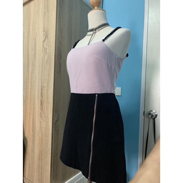 เดรสกระโปรงทูโทนงานป้าย My wynn