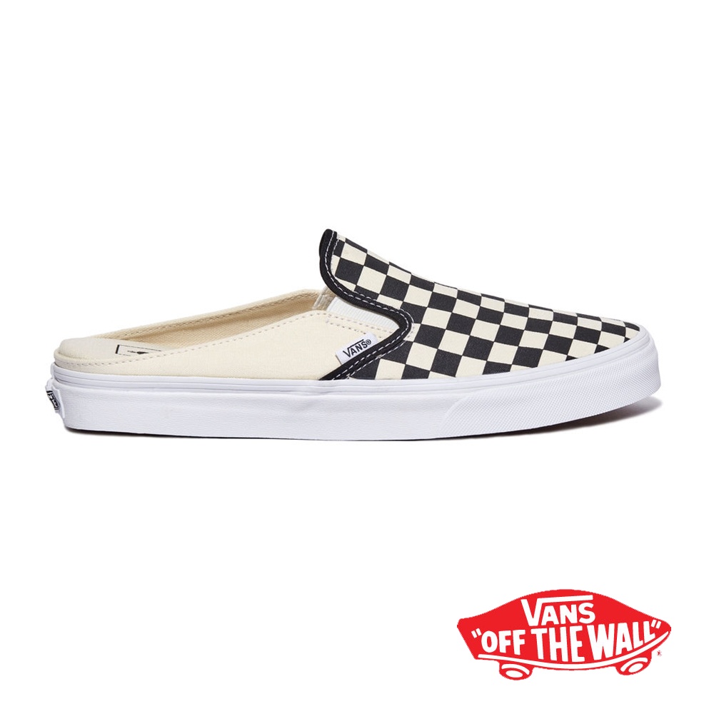 [ลด30% เก็บโค้ด 2509FASHDD] Vans Classic Slip-On Mule Checkerboard รองเท้า แวนส์ แท้