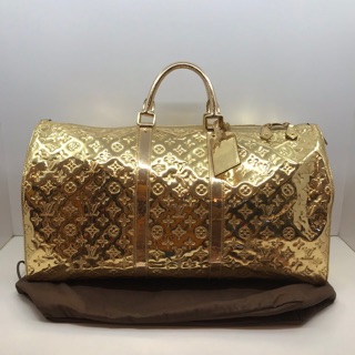 Lv keepall miroir gold limited year06