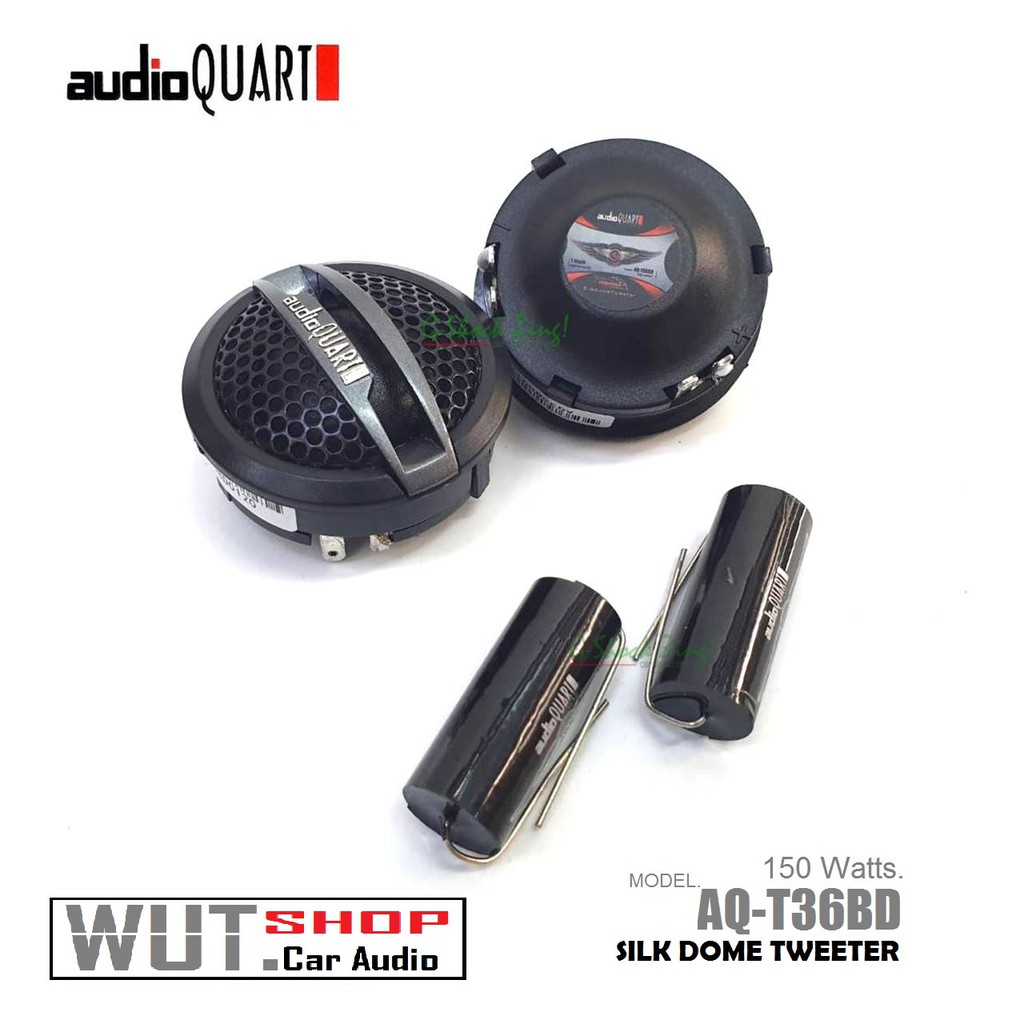 AUDIO QUART ลำโพงทวิสเตอร์ โดมนิ่ม เสียงกลางแหลม กำลังขับ 150วัตต์ Audio Quart รุ่น AQ-T36BD (SilkDome Tweeter)