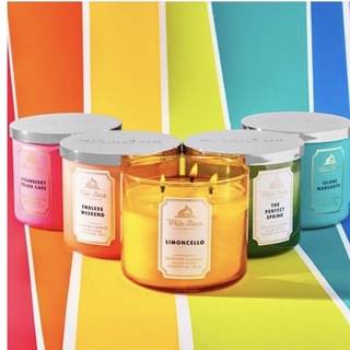 เทียนใหญ่จัมโบ้ 3 ใส้เทียน Bath &amp; Body Works 3 Wick Candle  ขนาด 411 g. กลิ่นหอมช่วยสร้างบรรยากาศของความสุขให้ทุกคน