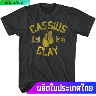 ข้อเสนอพิเศษ มวย Muhammad Ali�Cassius Clay 1964 Heavyweight Boxing Adult T-Shirt Tee T-Shirtคอกลม แฟชั่น  ผ้าฝ้ายแท้ เสื