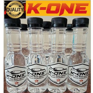 น้ำยา​เช็ด​ยางดำ​เกรดพรีเมี่ยม​K-ONEสูตร​ออยล์​พรีเมี่ยม​ และฟื้นฟูพลาสติกให้ดูใหม่เงาดำฉ่ำกันนำ้ 100% ขวดละ38​