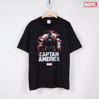 Marvel T-shirt เสื้อยืดมาร์เวล สีดำ 100% ลิขสิทธิ์แท้