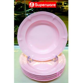 จานลึก9"=6ชิ้น สีโอลด์โรส คลาสสิค ซุปเปอร์แวร์เกรดA