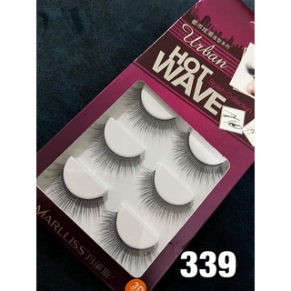 (พร้อมส่ง)ขนตาปลอมในตำนาน Hot wave ขนตาปลอมเจ้าสาว กล่องม่วง ขนตาปลอมสายฝอ ขนตาปลอมกล่องม่วงเบอร์339