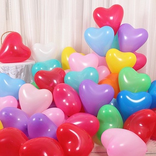 ลูกโป่งยางฮีเลียม รูปหัวใจ ขนาด 12 นิ้ว สีแดง สีขาว สีชมพู สีม่วง สําหรับตกแต่งเวที ปาร์ตี้วันเกิด งานแต่งงาน 20 ชิ้น