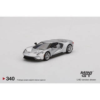 MINI GT 1/64 No.340 Ford GT Ingot Silver MGT00340-L