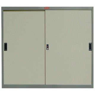 File cabinet CABINET STEEL PRELUDE PS-303 GREY Office furniture Home &amp; Furniture ตู้เอกสาร ตู้เหล็กบานเลื่อนทึบ PRELUDE