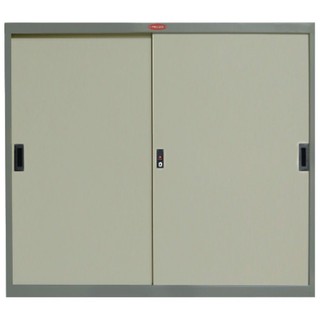 File cabinet CABINET STEEL PRELUDE PS-303 GREY Office furniture Home &amp; Furniture ตู้เอกสาร ตู้เหล็กบานเลื่อนทึบ PRELUDE