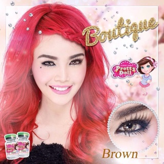 คอนเเทคเลนส์ สี Boutique brown