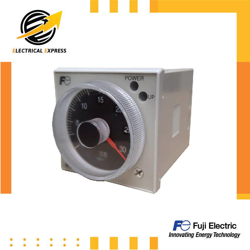 Fuji Electric ซุปเปอร์ไทม์เมอร์รีเลย์ (FUJI SUPER TIMERS, TIME DELAY  RELAY) รุ่น MS4SA-AP ปรับตั้งเ