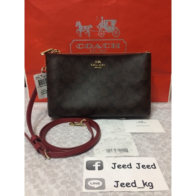 NEW COACH LYLA CROSSBODY IN SIGNATURE  COACH F55900 แท้💯%