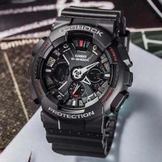 Casio G-Shock นาฬิกาข้อมือผู้ชาย สายเรซิ่น รุ่น GA-120-1A - สีดำ